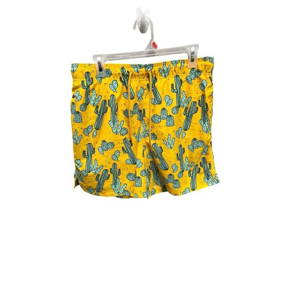 George Swim Trunks Men's Medium 32/24 Mens Gold Cactus Swim Bottoms with Liner - Picture 2 of 4